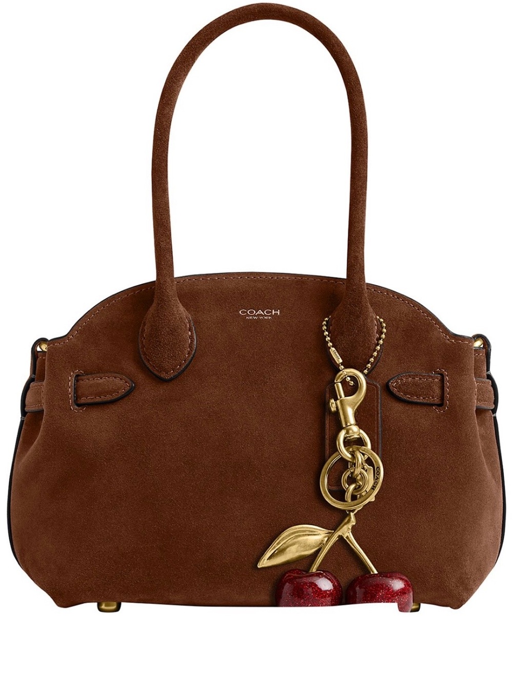 EUC Coach Soft Empire 21 Suede Shoulder Bag